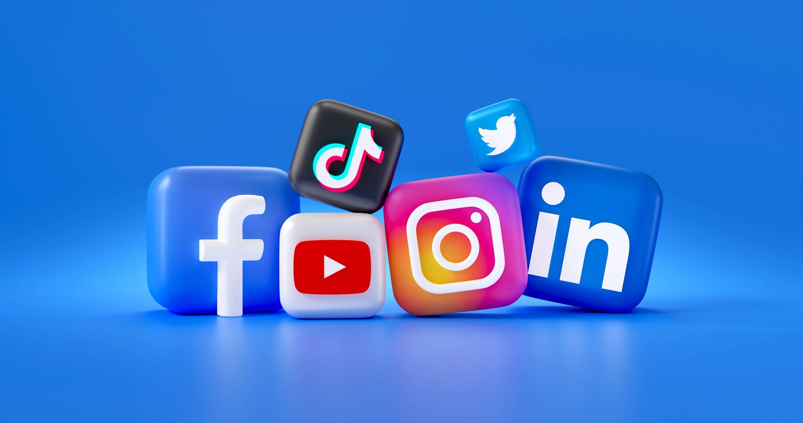Logos des réseaux sociaux où il est possible de publier une vidéo 